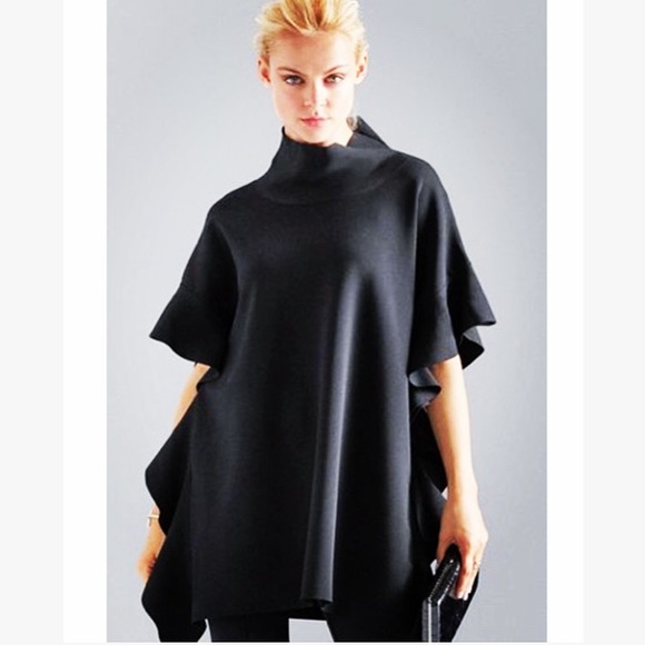 Carlisle Dresses & Skirts - NWT | Carlisle Black Flowy Poncho Style Dress